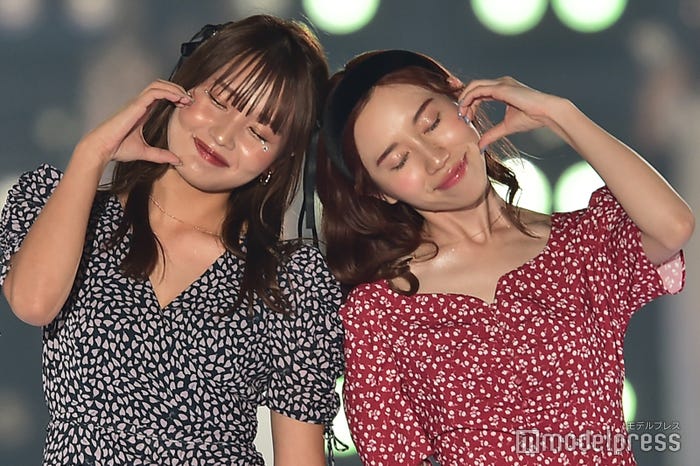森元流那(るな)、みゆ/ばんばんざい(C)モデルプレス