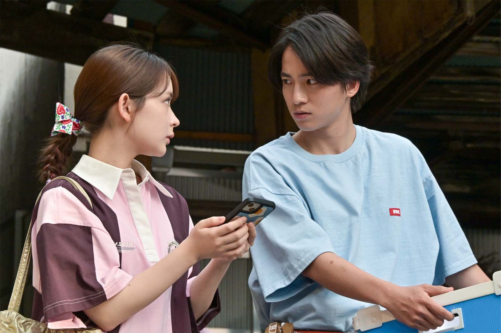 畑芽育、木戸大聖「9ボーダー」第7話より（C）TBS