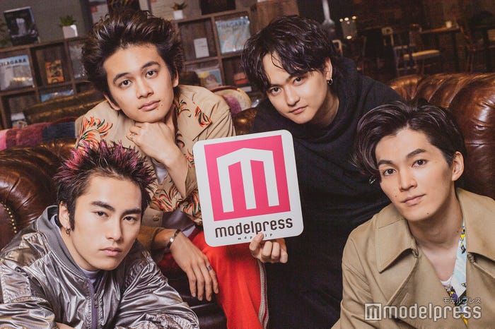 (左上から時計回りに)北村匠海、橘柊生、矢部昌暉、泉大智 (C)モデルプレス