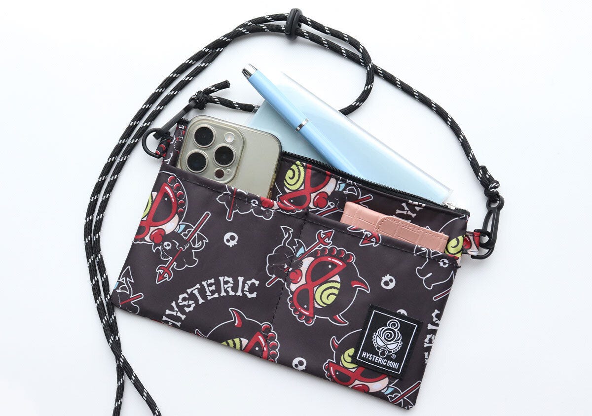 ヒステリックミニDEVILKINサコッシュ前ポケット