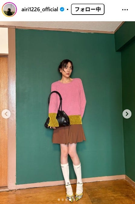 松井愛莉Instagramより