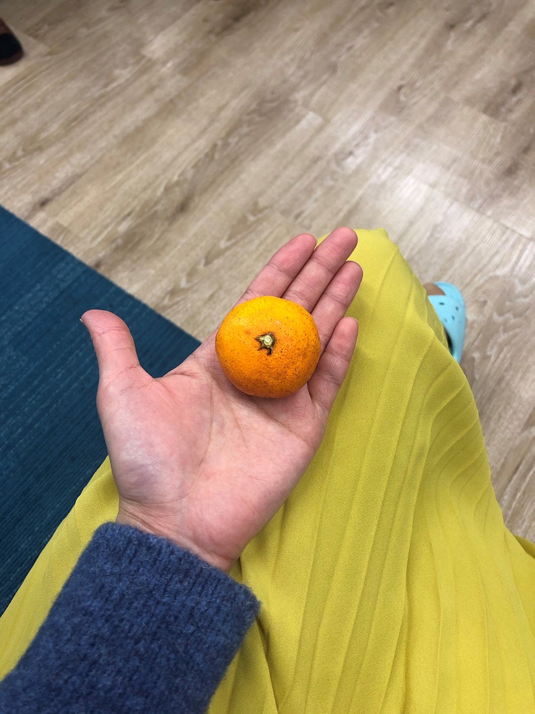 健康のために、空腹の時はフルーツも良く食べるようになりました。会社にも持ってきて食べています（提供写真）