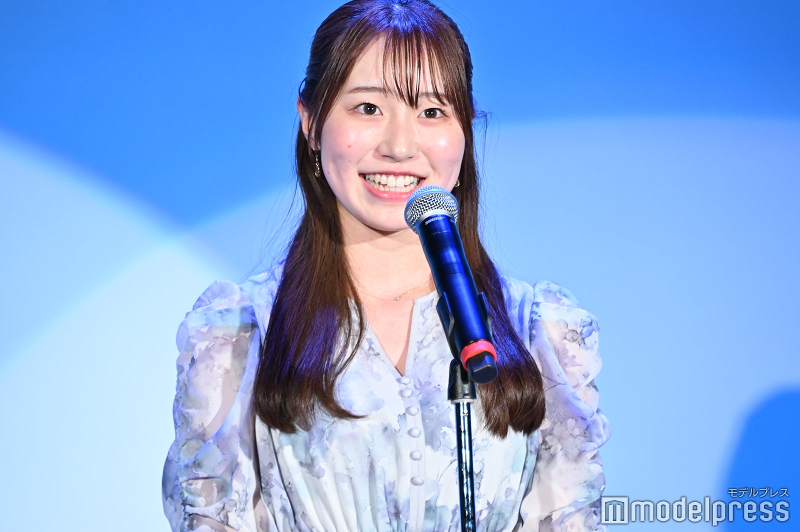 諏訪遥香さん／「第3回学生アナウンス大賞」スピーチの様子 （C）モデルプレス
