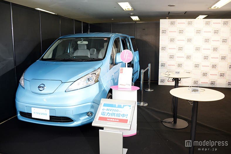 日産のブースの様子