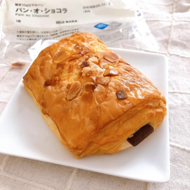 無印良品の低糖質パンオショコラ