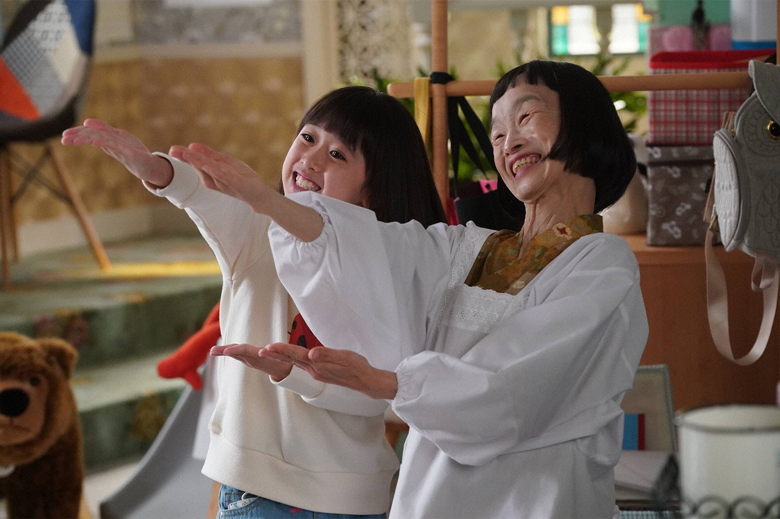 小畑乃々、どんぐり「ルパンの娘」第7話より（C）フジテレビ