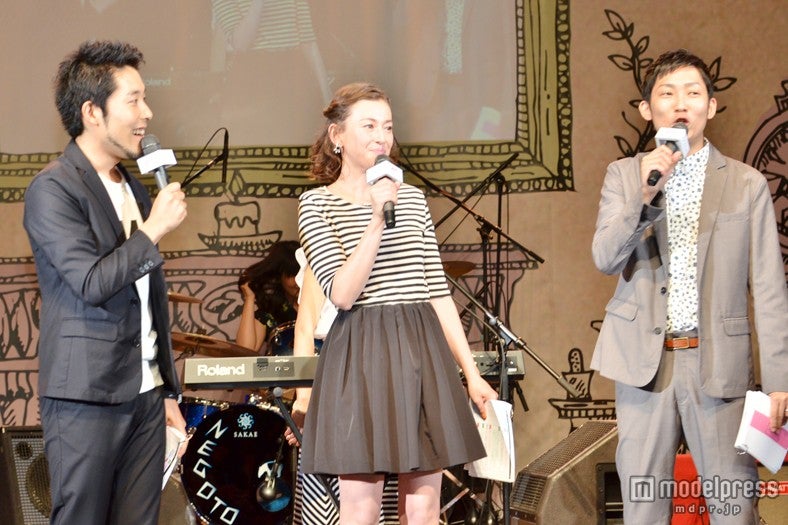 【左から】オリエンタルラジオの中田敦彦、アリス、NON STYLEの石田明