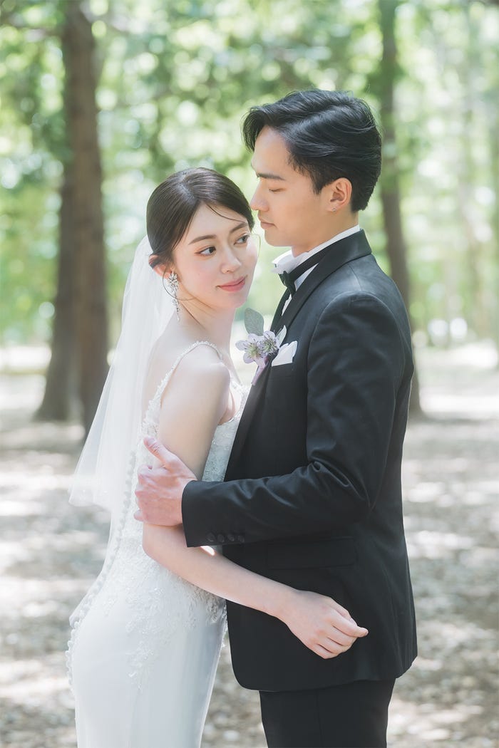 SHUN、上原沙弓理の前撮りショット/モデルプレス独占(C)AbemaTV, Inc.