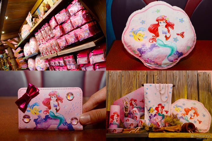 TDS新ショーの主役「アリエル」華やかピンクの女の子向け新アイテム(C)Disney【モデルプレス】