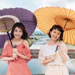 モデルプレス - くみっきー&柴田紗希、梅雨の京都を満喫 注目スポット&グルメとは?
