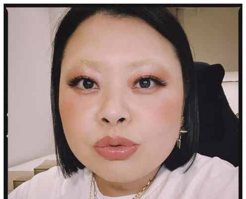 渡辺直美“眉毛だけ金”斬新スタイルに反響「みんなびっくりしてて草」