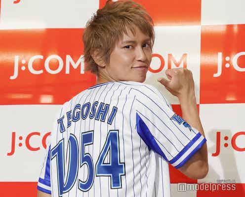 手越祐也、人生初の始球式はワンバン投球 次の目標&東京五輪にも言及