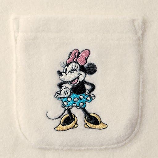 レディース肌側綿フリースチュニックパジャマ(選べるキャラクター)/ミニーマウス(ドット)/¥4,990(税込)(C)Disney