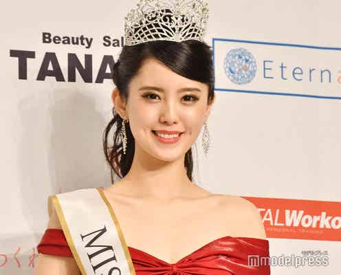 「2020ミス・ジャパン」グランプリにアナウンサー志望の医大生・小川千奈さん 初代・土屋炎伽からエール