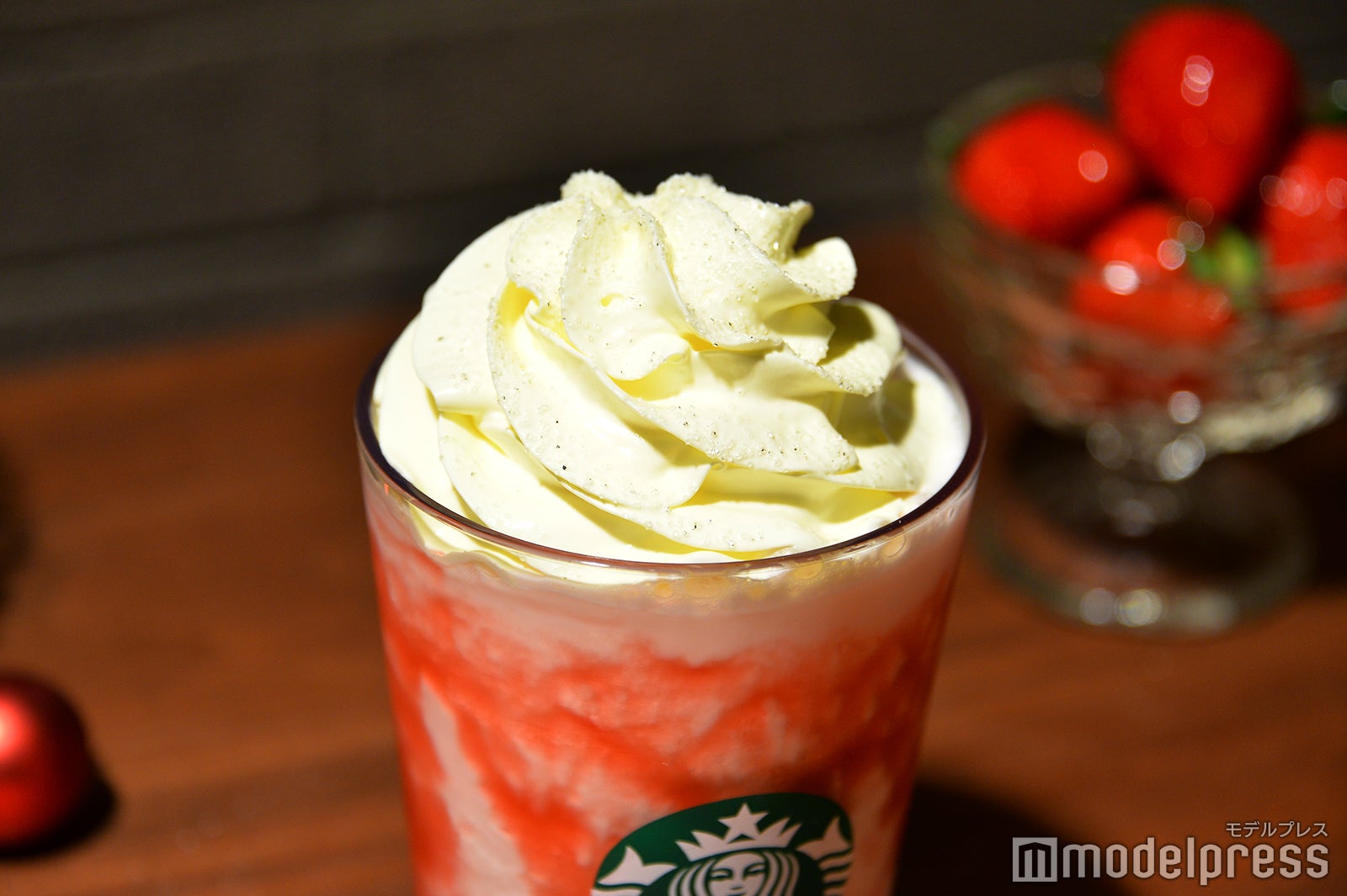 メリーベリー ストロベリー フラペチーノ（C）モデルプレス