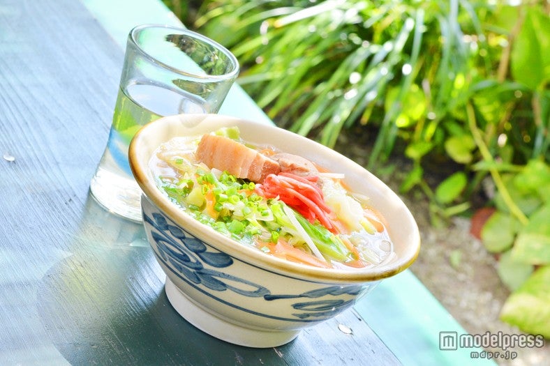 昔ながらの懐かしい味、「野菜すば」￥650