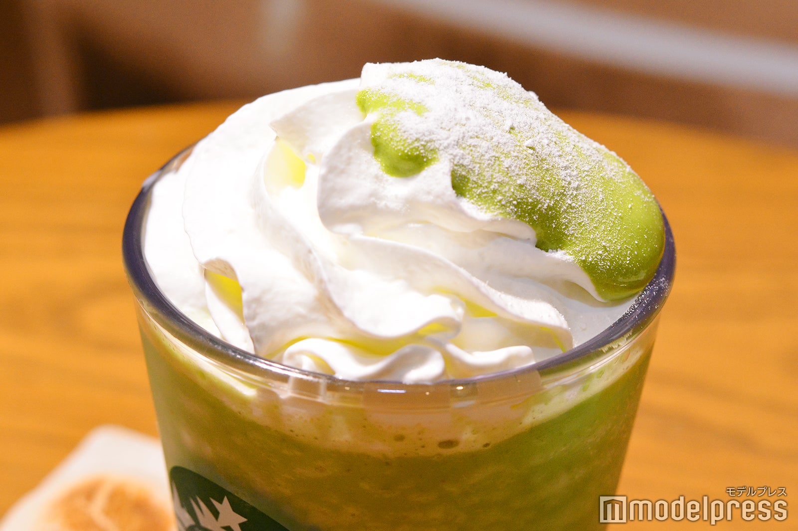 抹茶玄米茶 もち フラペチーノ（C）モデルプレス