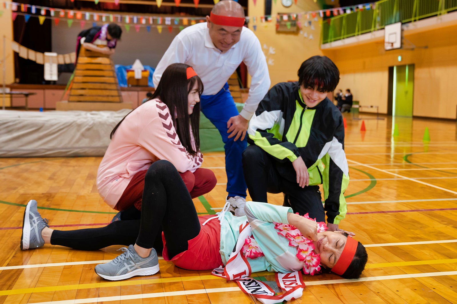 久間田琳加、やす、結木滉星、羽田美智子（C）東海テレビ