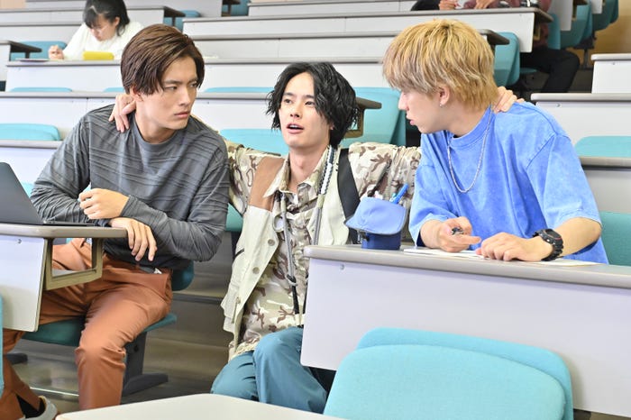 植村颯太、楽駆、田中洸希「シュガードッグライフ」最終話(C)依子・一迅社/ABC