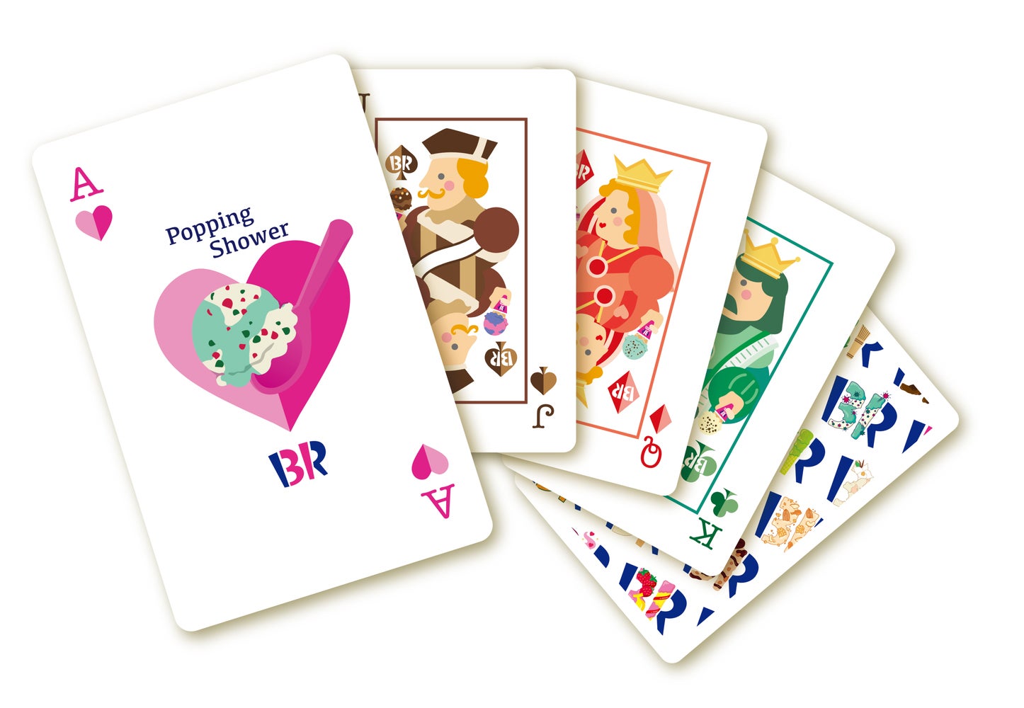 オリジナルトランプ／画像提供：B-R サーティワン アイスクリーム