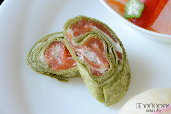 スモークサーモントラウトのトルティーヤ