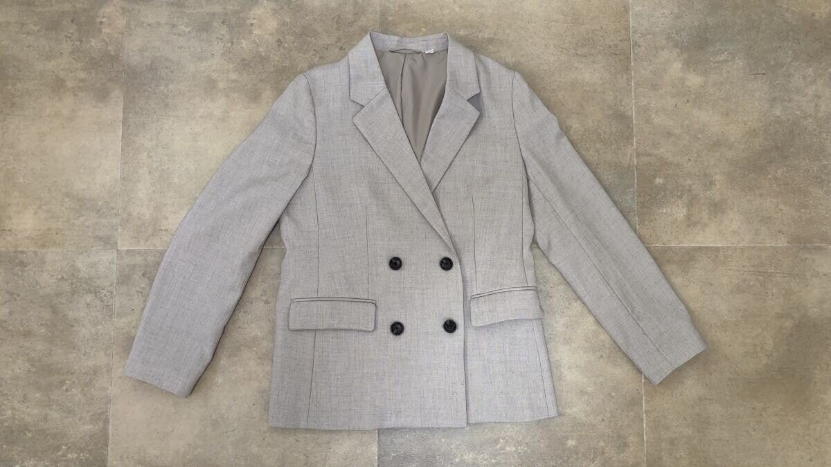 GUダブルブレストジャケット　BEIGE