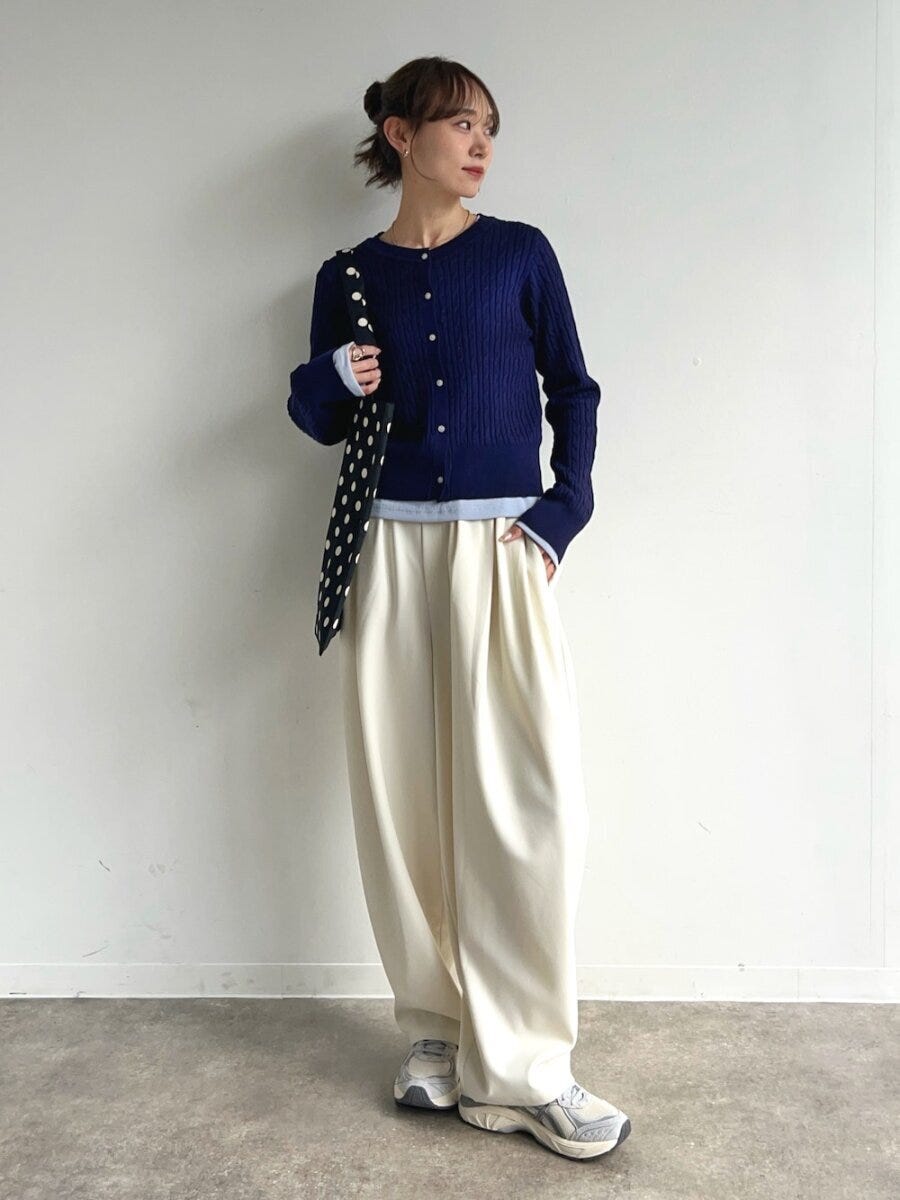 カーディガンコーデ4