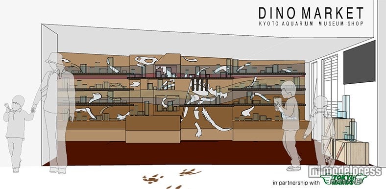 恐竜ショップ「DINO MARKET」／画像提供：京都水族館