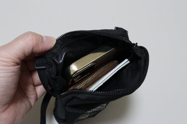 セリアの機内に持ち込みやすいメッシュポケット付パスポートケース