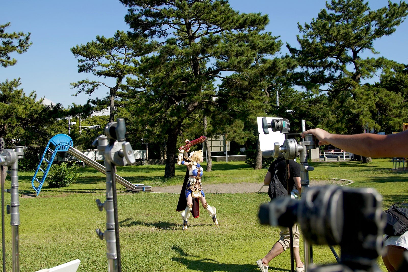 CMメイキング（提供写真）