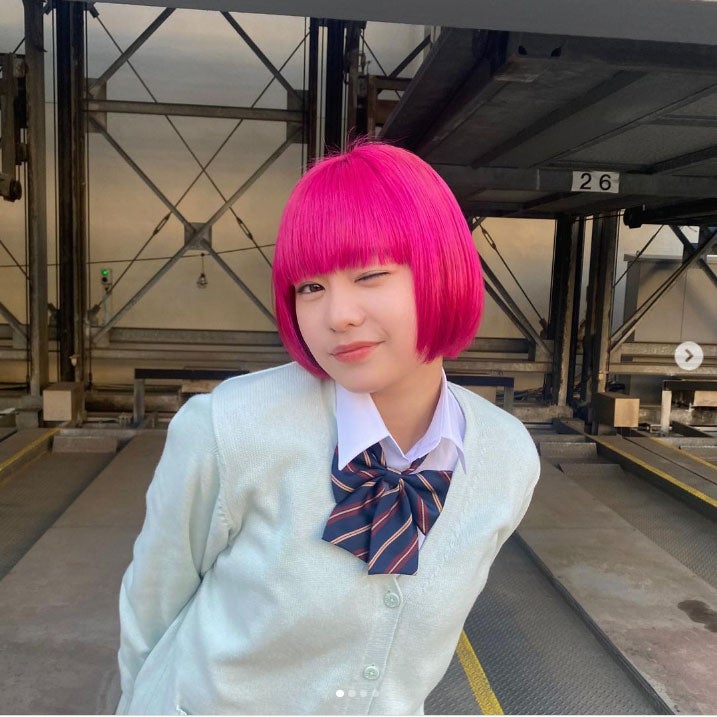 吉柳咲良「星降る夜に」ビビッドピンク髪は地毛だった イメチェン姿＆裏話公開でファン驚き