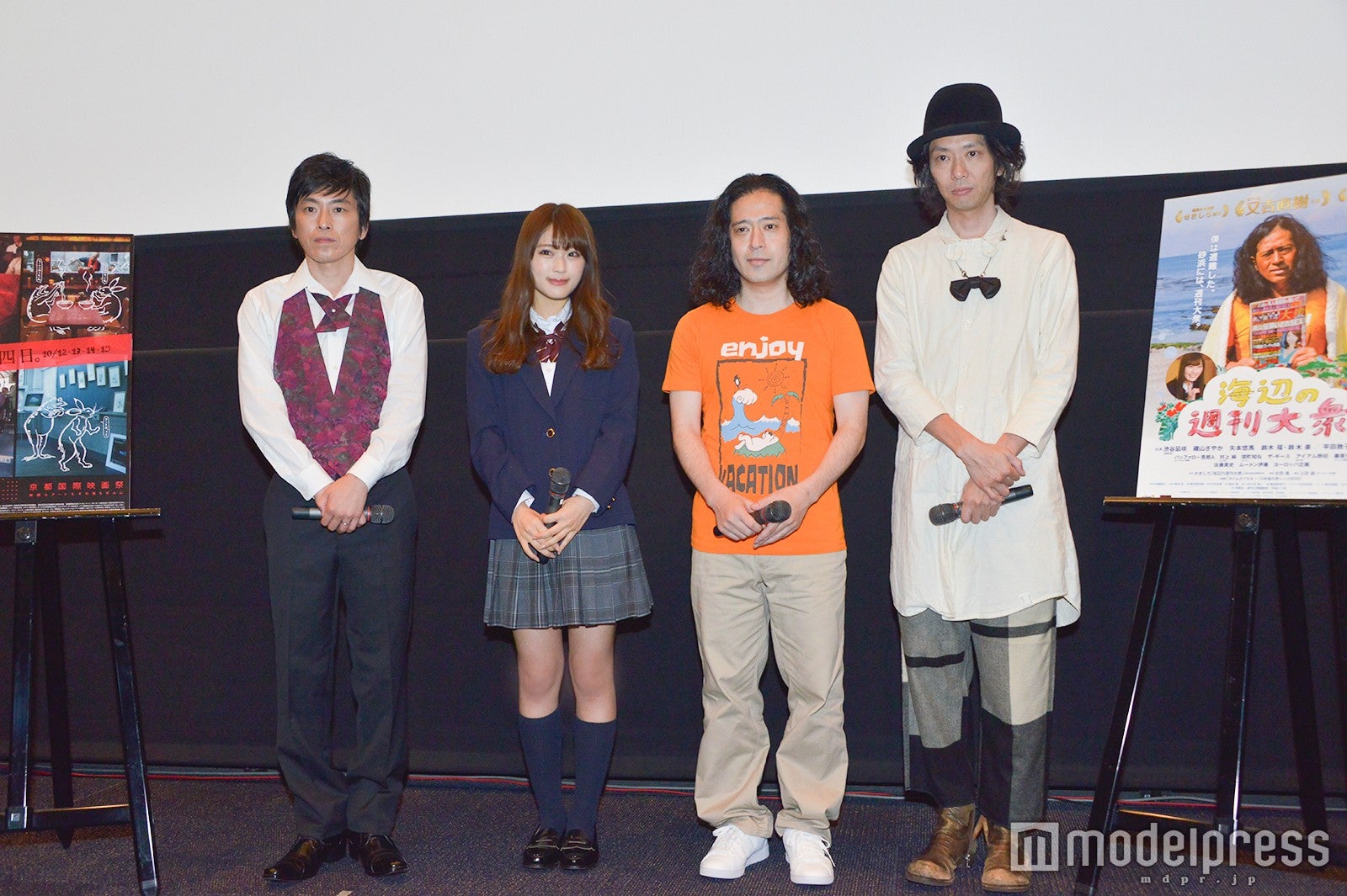 「海辺の週刊大衆」舞台挨拶にて（C）モデルプレス