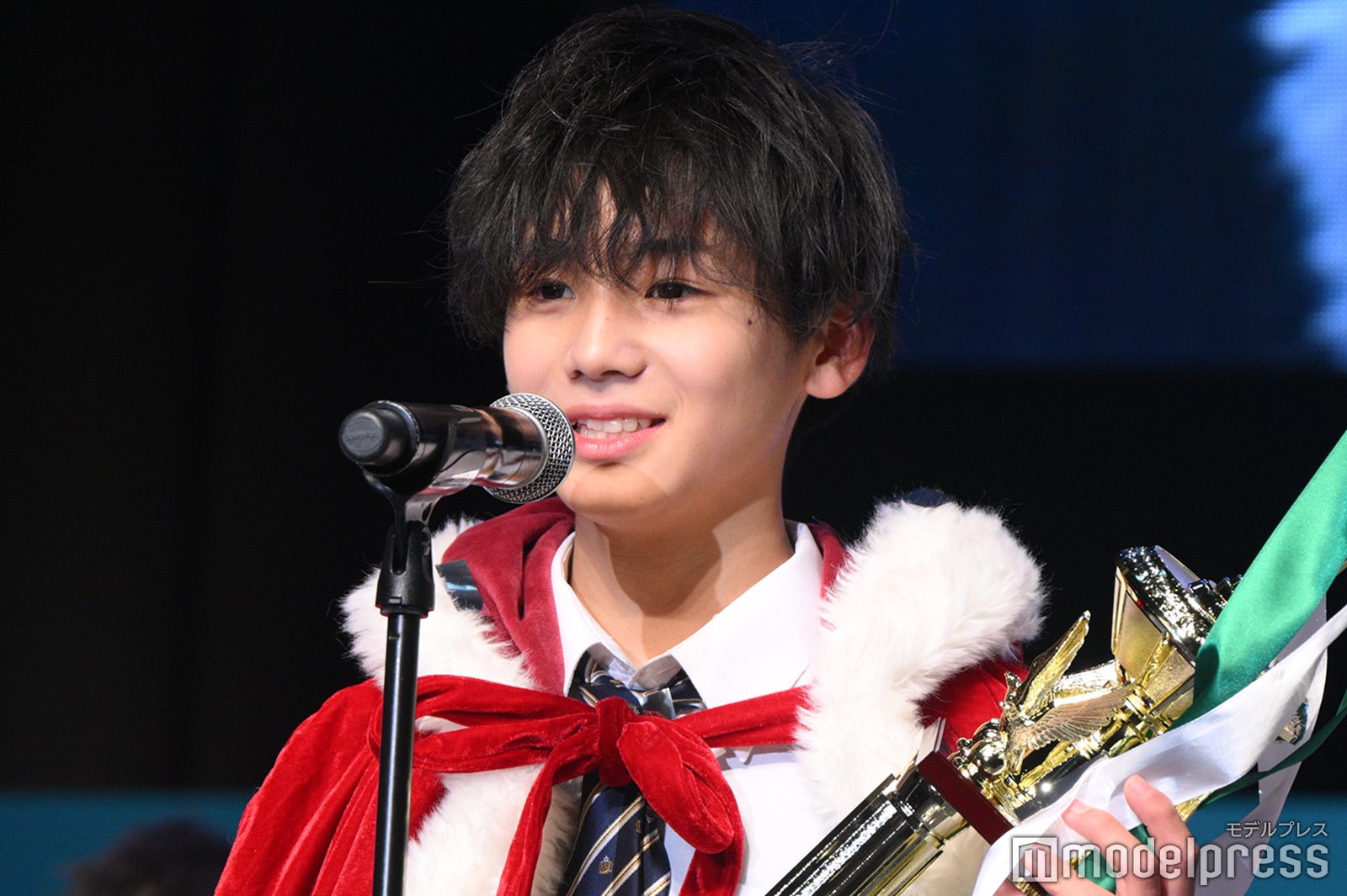 「男子中学生ミスターコン2024」グランプリに輝いた井原泰知くん（C）モデルプレス
