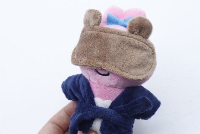セリアのぬい用アイマスク