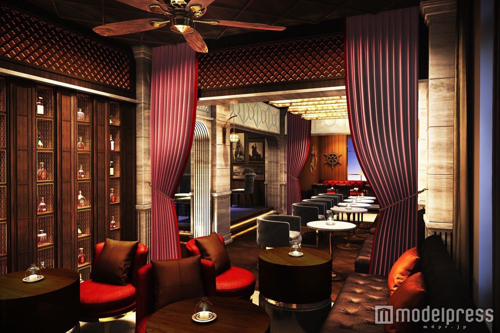 赤坂プリンスクラシックハウス／Bar Napoleon（イメージ）／画像提供：西武ホールディングス