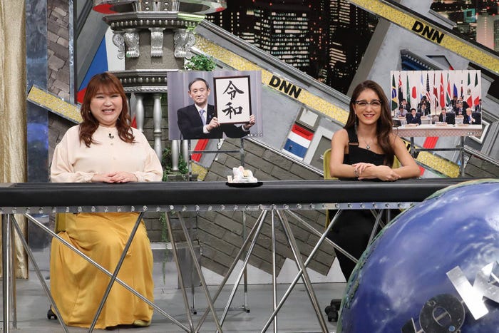 りんごちゃん、池田美優(C)フジテレビ