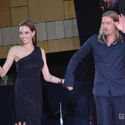 (左から)アンジェリーナ・ジョリー、ブラッド・ピット