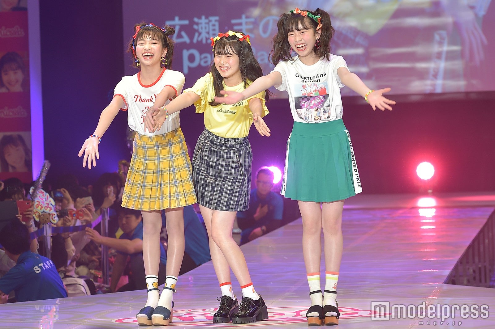 広瀬まのか、小林花南、池未来実 （C）モデルプレス