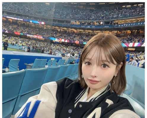 武藤静香、金メッシュヘアの息子との2ショット公開 大谷翔平選手初優勝を現地で観戦「女神」「おしゃれ」の声