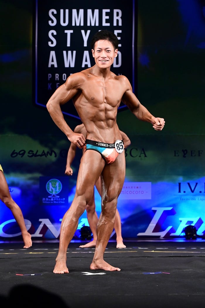 「スポーツモデル(ビースティ)部門」優勝・安倍貴博さん(提供写真)