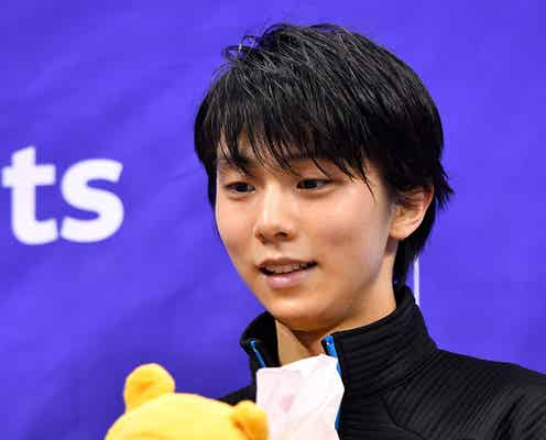 平昌入りの羽生結弦、ティッシュケースに注目集まる “プーさん”から“苺のショートケーキ”に