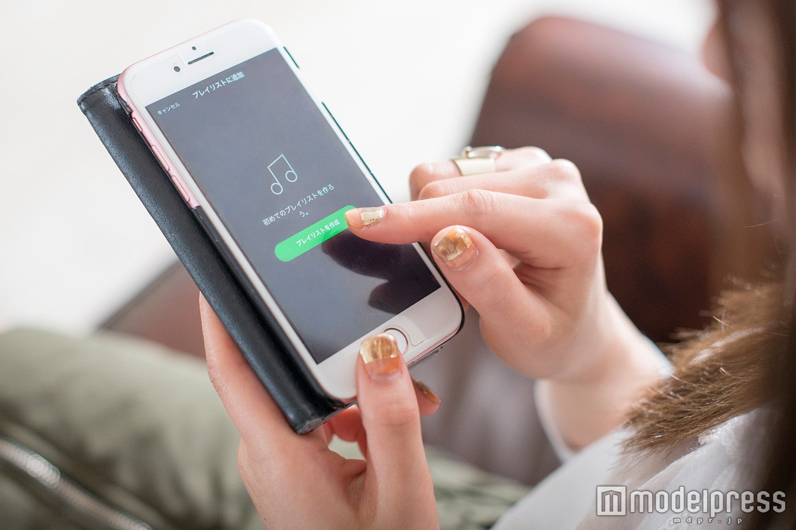 「Spotify」でプレイリストを作成（C）モデルプレス