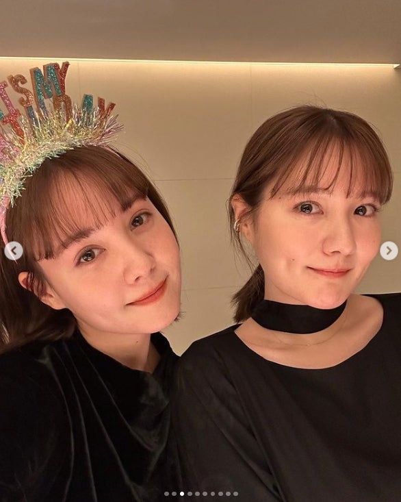 トリンドル玲奈、誕生日は妹・瑠奈と「可愛すぎる」「やっぱり似てる」の声