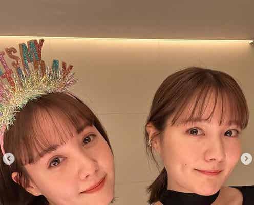 トリンドル玲奈、誕生日は妹・瑠奈と「可愛すぎる」「やっぱり似てる」の声