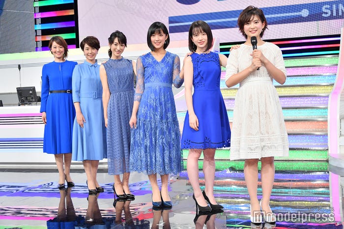 (左から)下平さやかアナウンサー、武内絵美アナウンサー、堂真理子アナウンサー、竹内由恵アナウンサー、弘中綾香アナウンサー、並木万里菜アナウンサー(C)モデルプレス