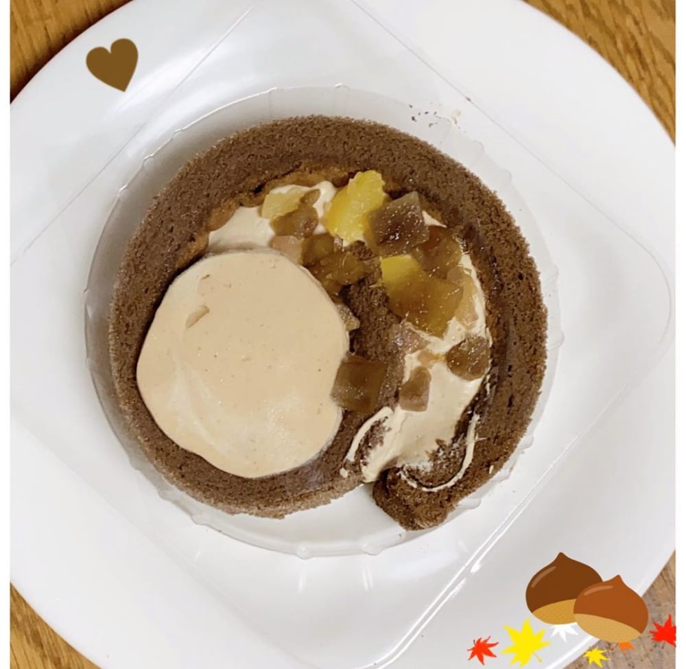 「秋のロールケーキマロンティラミス」