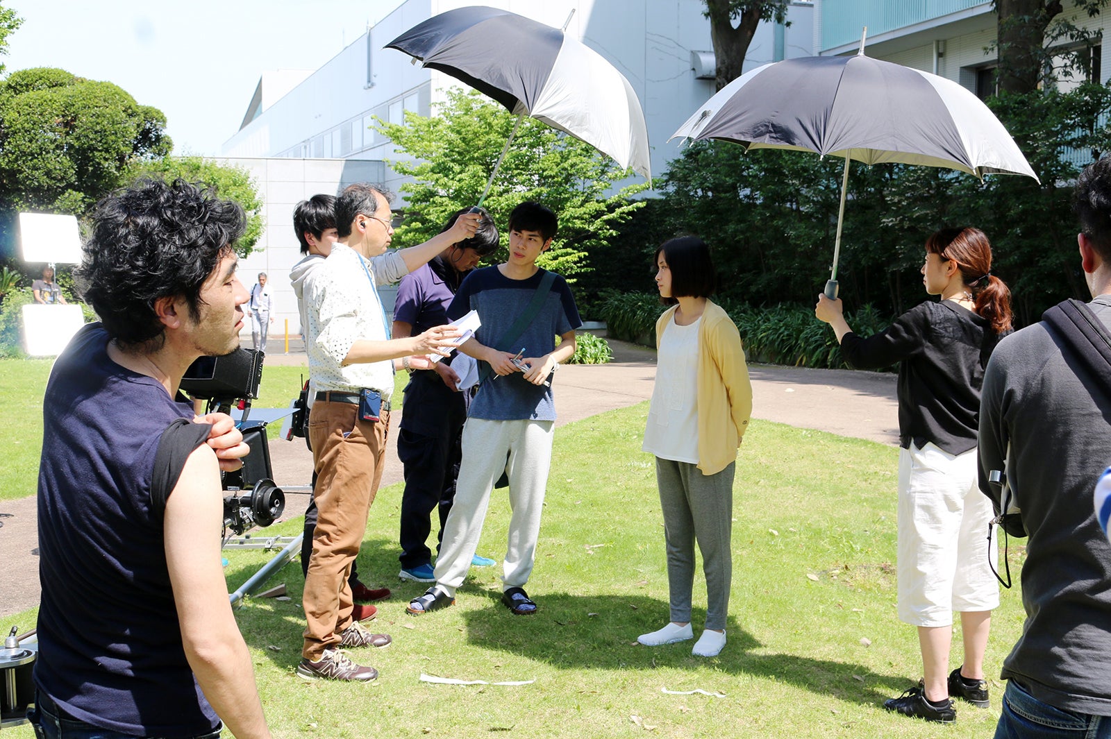 撮影中の様子（画像提供：株式会社SKIYAKI）