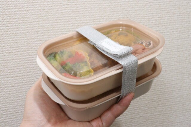 とにかく洗いやすいお弁当箱270mL2個組　使用例