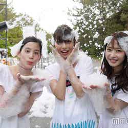 （左から）金城茉奈、永田レイナ、梅本静香（C）TOKYO GIRLS RUN