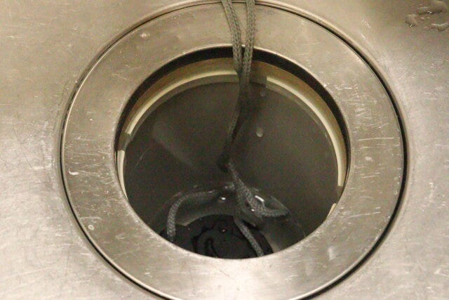 排水口の水ためキャップ　使用方法